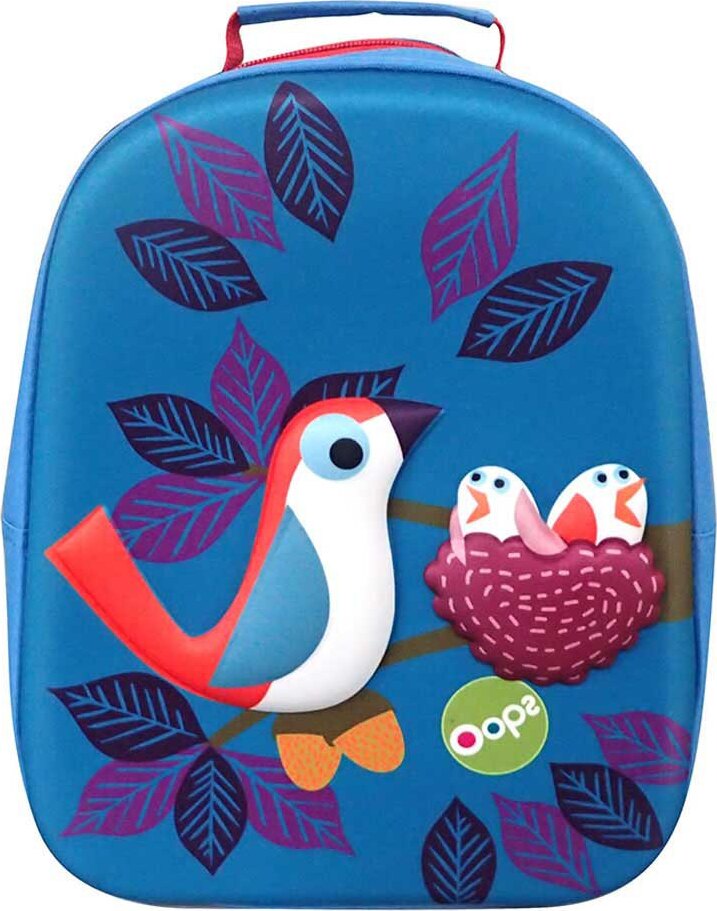 Oops 3d-weichvogel Rucksack Blau Blau One Size OP3000432