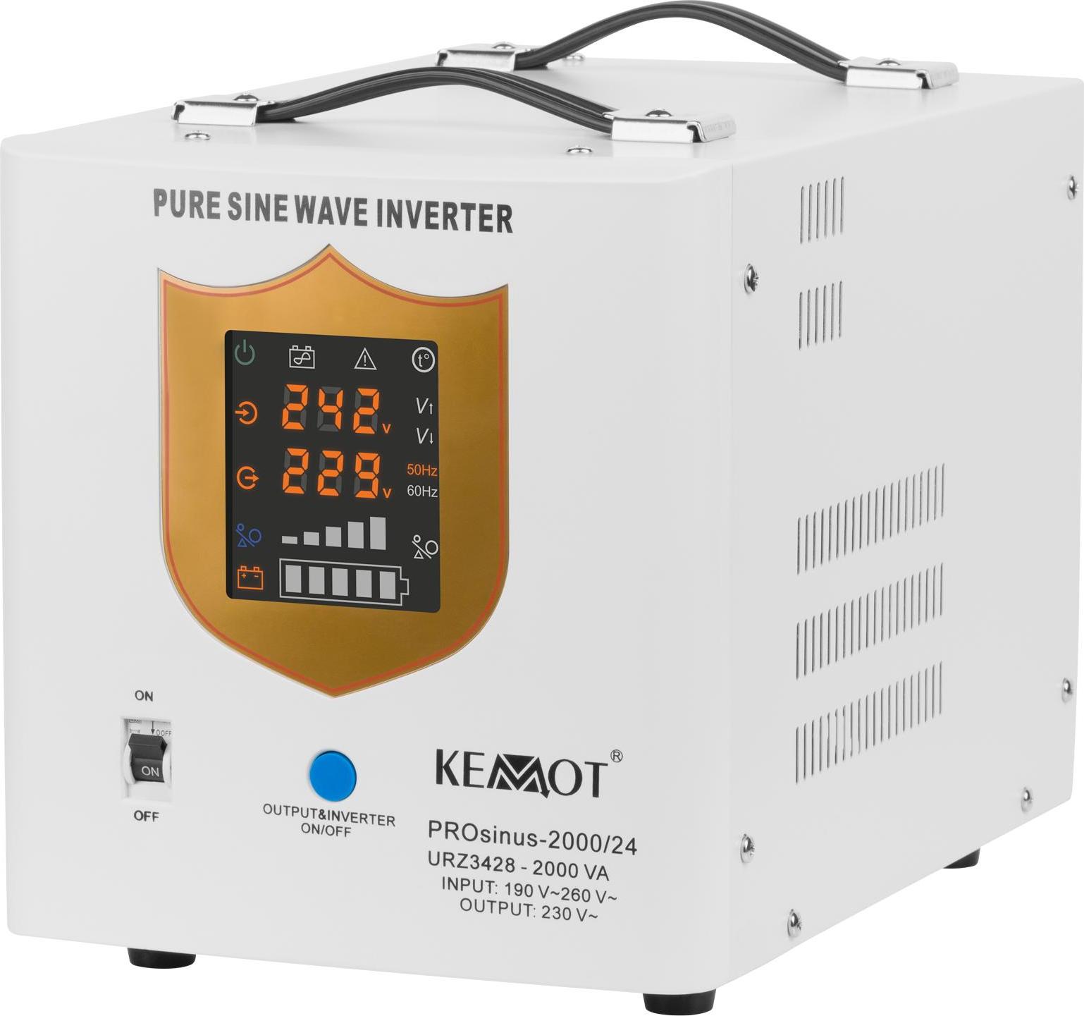 Kemot PROsinus 2000 24V/230V USV Notstromversorgung PROsinus-2000/24