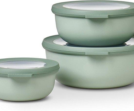 OEM Runde Speisekammer-Set, 3-teilig, 350-1250 ml, für Kühl-, Frost- und Mikrowellengebrauch 2026