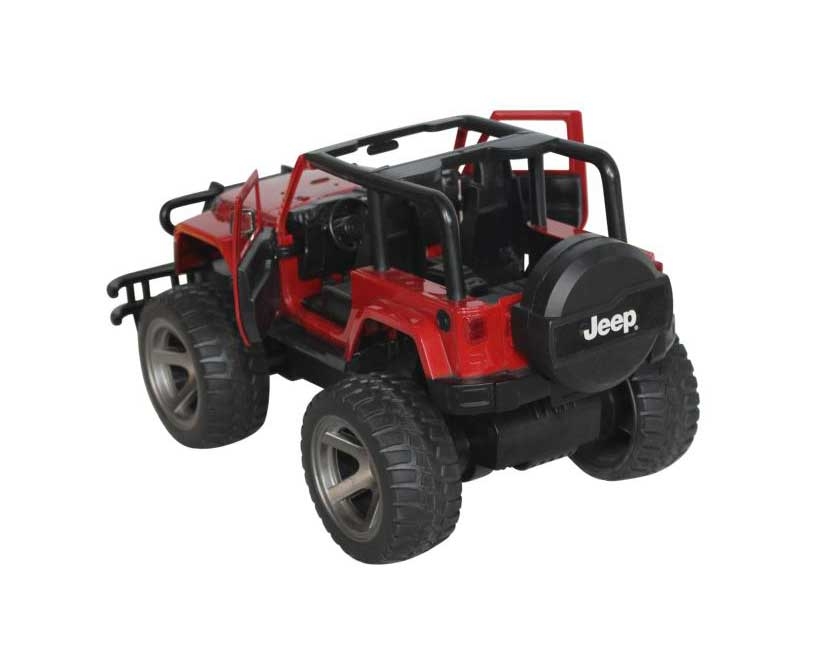 Siva 1:14 Jeep Wrangler - Rot 100% RTR 2.4G Lizenz RC Automodell Licht Gummibereifung 50540