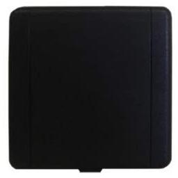 Dripio Saugdose für Zentralstaubsauger, schwarz, 90 x 90 mm