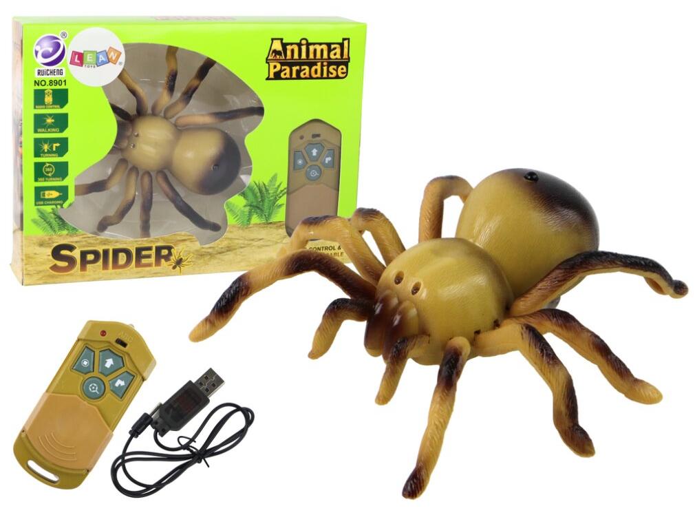 Leantoys Fernbedienung Spinne-Vogelspinne Remote R/C Gelb LTY-3317-uniw
