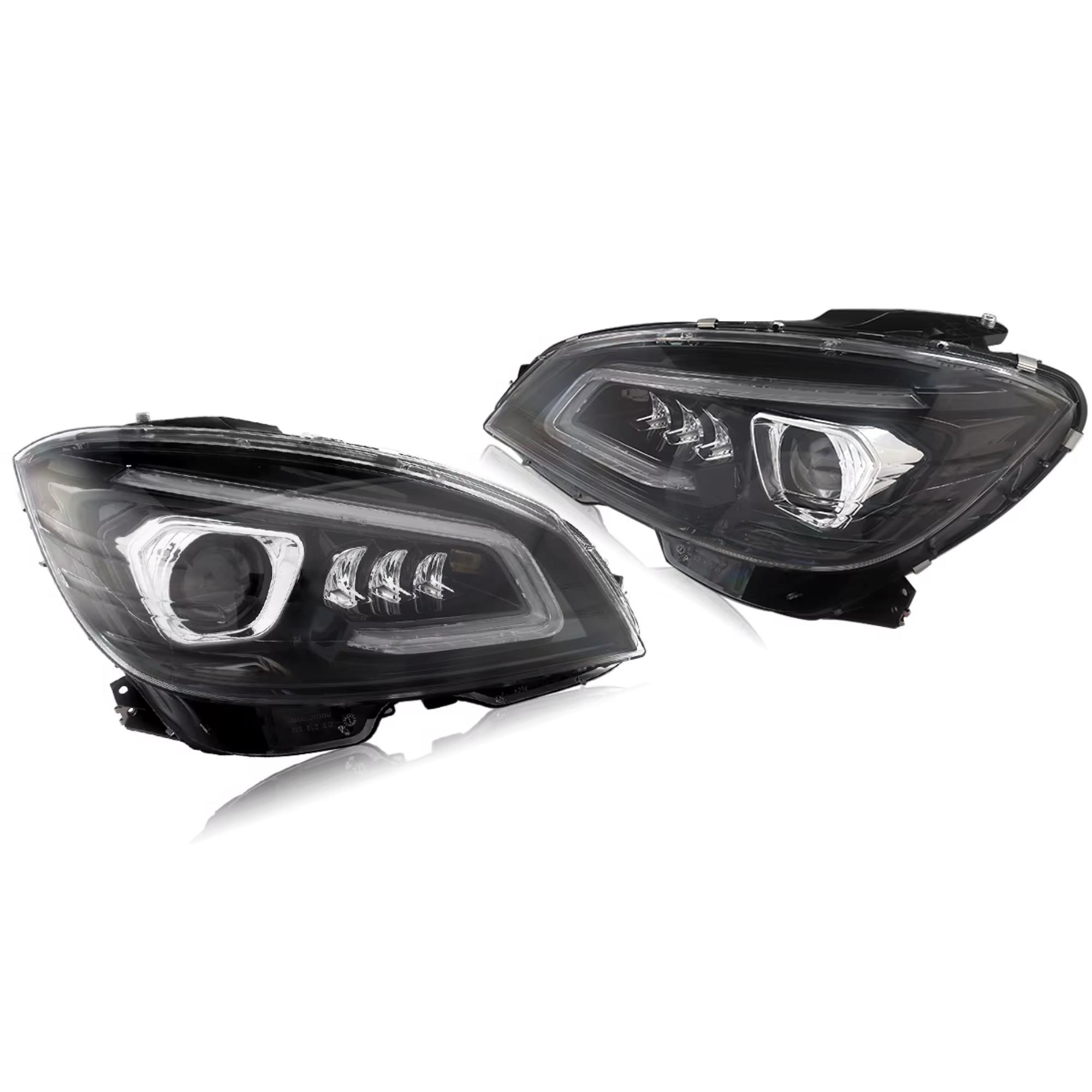 Bolt Edge Hauptscheinwerfer 2x – GT Look – Autozubehör – Für Mercedes C-Klasse W204/S204 (2011–2014) – Autozubehör