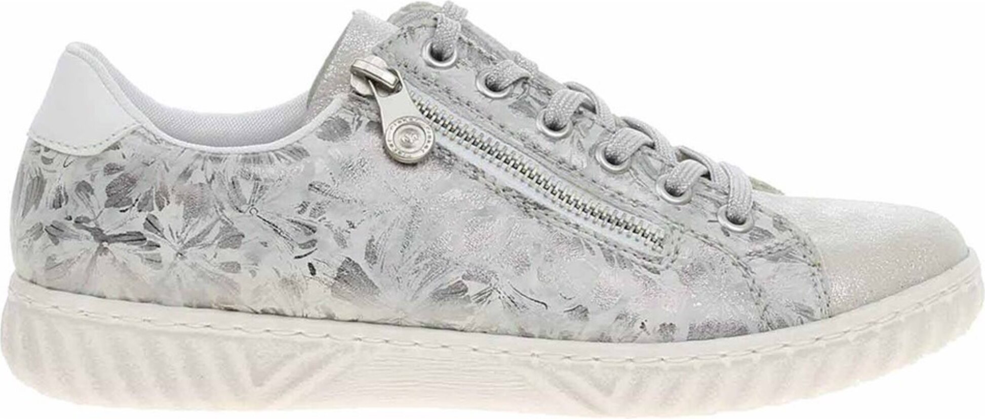 Damen Schuhe Rieker N0900-90 silber-platin 38 N090090