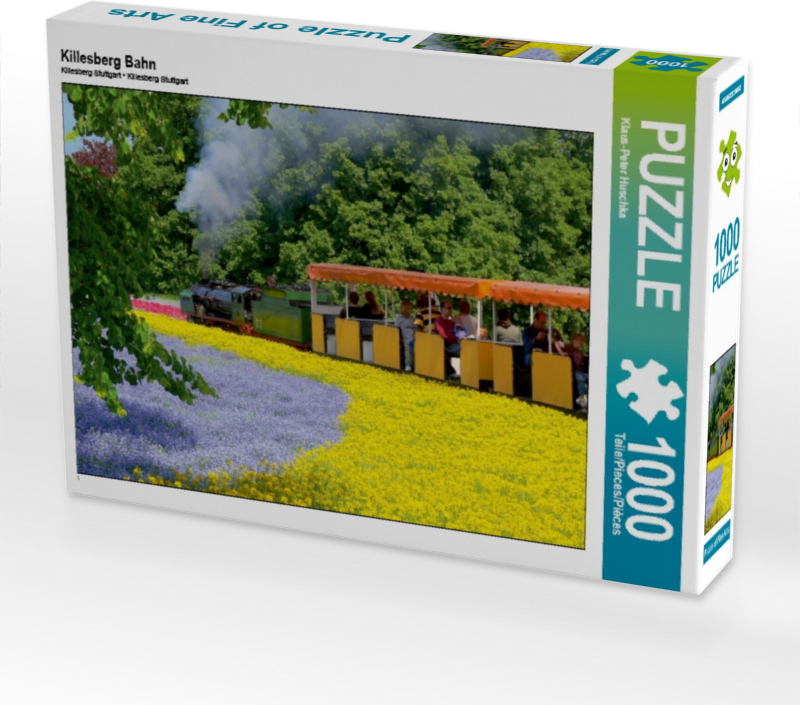 Calvendo Killesberg Bahn 1000 Teile Puzzle quer 640x480mm, Huschka Klaus-Peter; 7329904