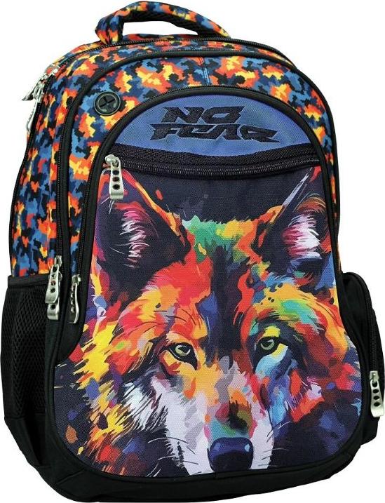 Rucksack NO FEAR COLORED WOLF
