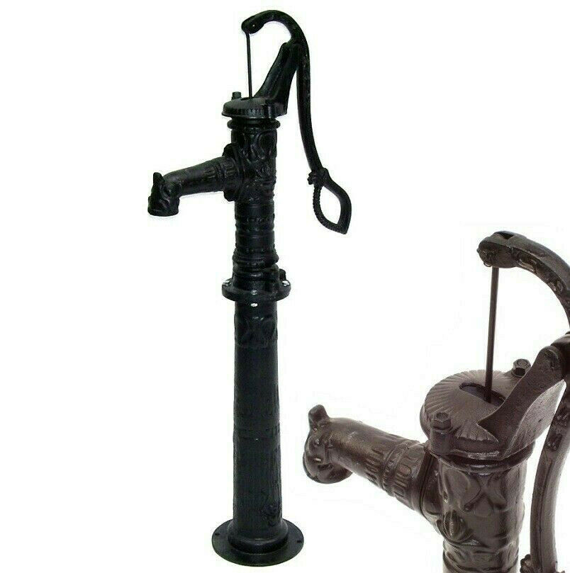 Apex Guss Handschwengelpumpe Schwengelpumpe mit Ständer Wasserpumpe 55910+55911 Gartenpumpe