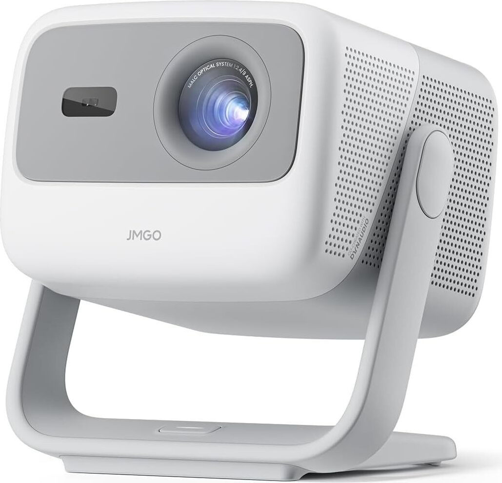 1080P FHD projektor, 800 CVIA lumenov, 150" trojitý laserový 3D projektor pre domáce kino, kardanová automatická korekcia obrazu, 2x5W reproduktory Dynaudio