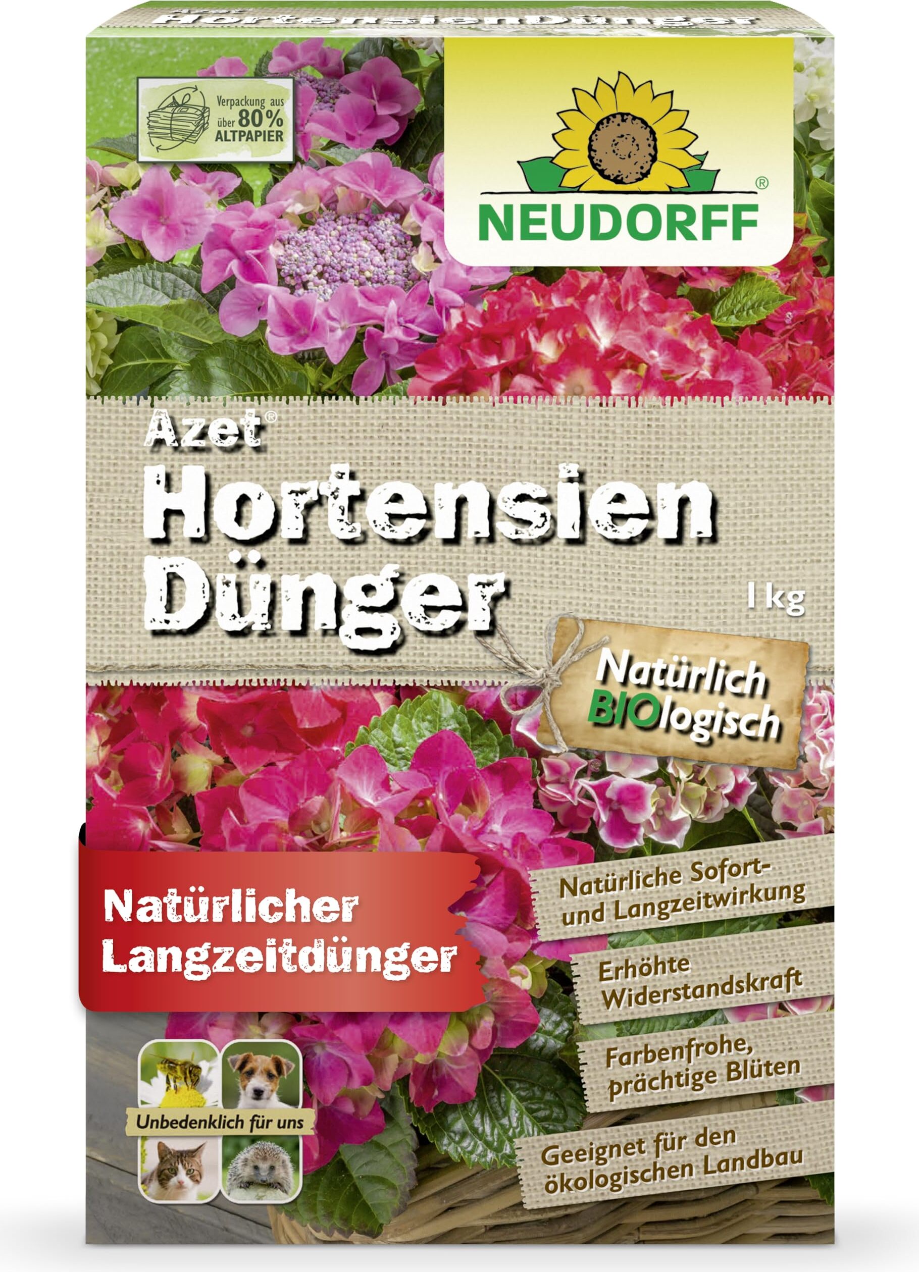 Neudorff - Azet HortensienDnger 1 kg mit 100 Tagen