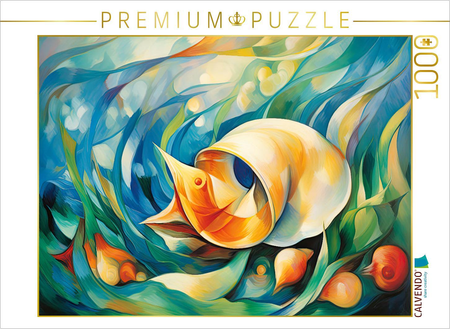 CALVENDO Puzzle Meeresschnecke | 1000 Teile Lege-Größe 64x48cm Foto-Puzzle für glückliche Stunden