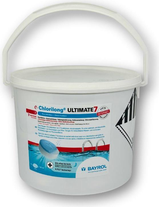 Bayrol e-Chlorilong Ultimate 7-10,2kg Chlor Tablette mit 7 Funktionen 2167