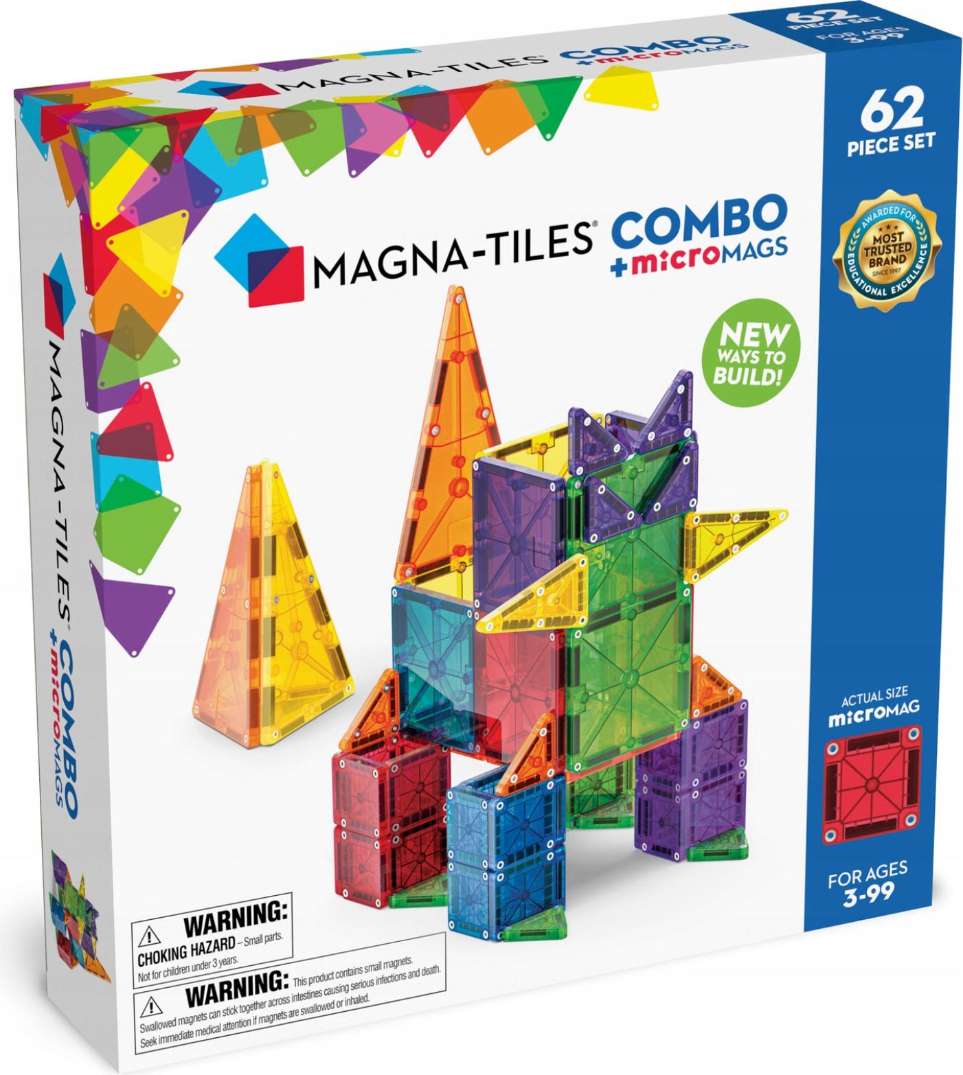Magna Tiles MAGNA-TILES Magnetset Combo 62 tlg