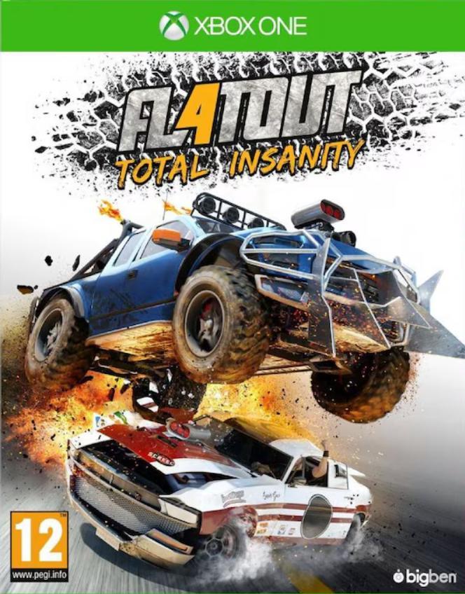 Bigben Interactive FlatOut 4: Total Insanity, Xbox One, Xbox One, Režim multiplayer, Fyzické médiá