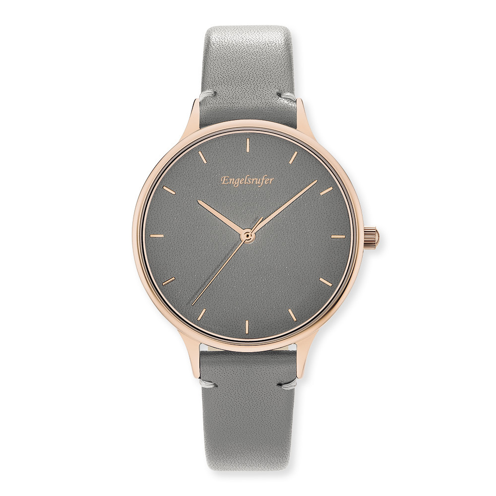 Engelsrufer ERWA-COLOUR-LGY2 Damen-Uhr Colour Analog Quarz Rosé Grau ERWA-COLOUR-LGY2-MR