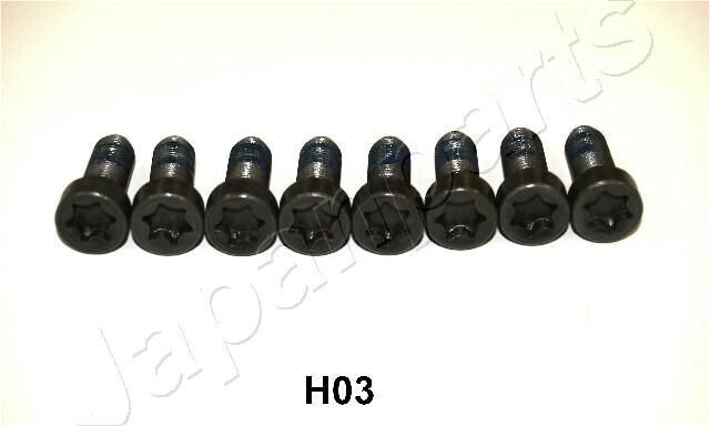 JAPANPARTS Schraube Zahnkranzträger-Schwungrad BV-H03 für HYUNDAI SANTA FÉ I (SM) 29mm