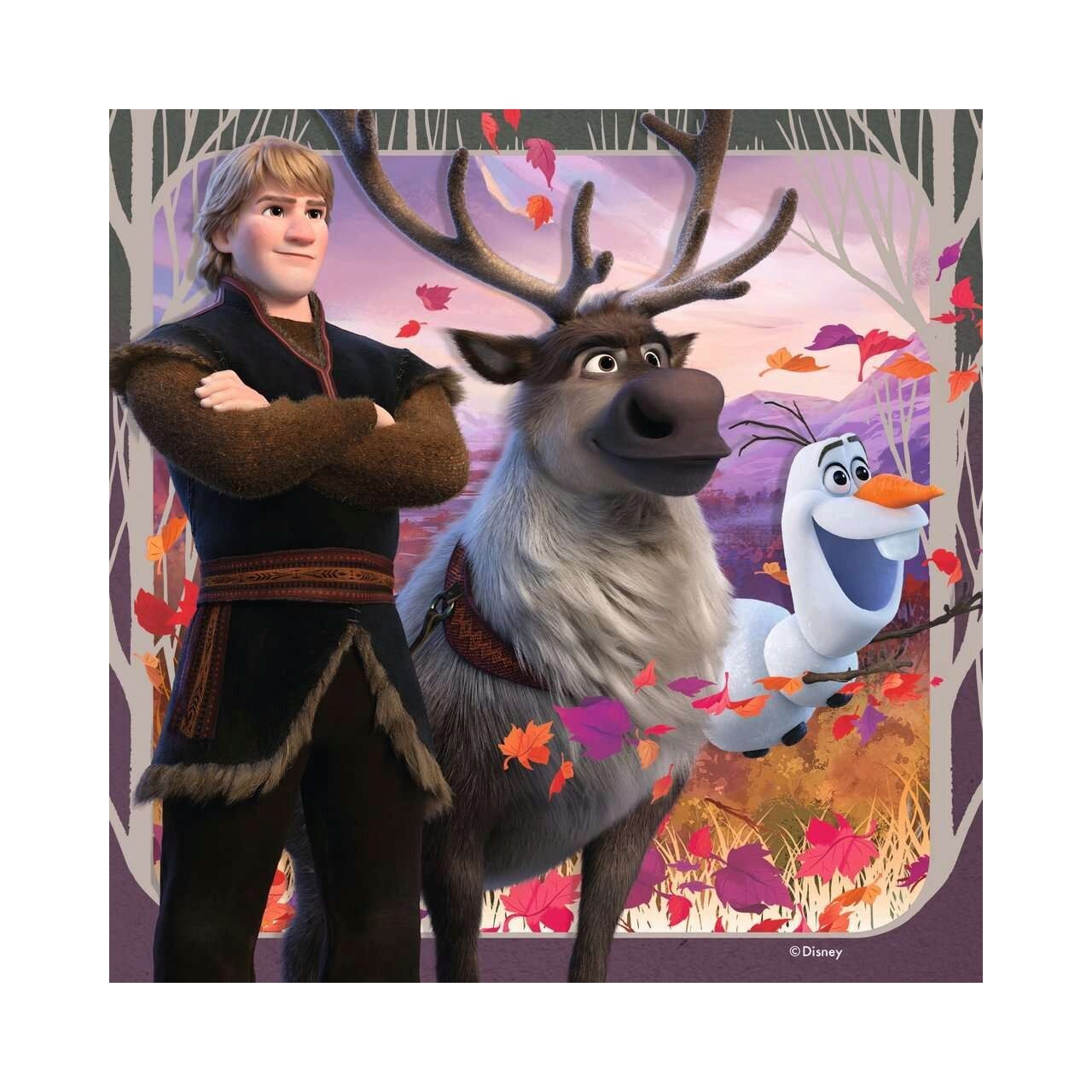 Ravensburger Spielverlag Ravensburger 3in1 Puzzle Disney Gefroren 2 25-36-49 Teile WLP-Ravensburger-03033