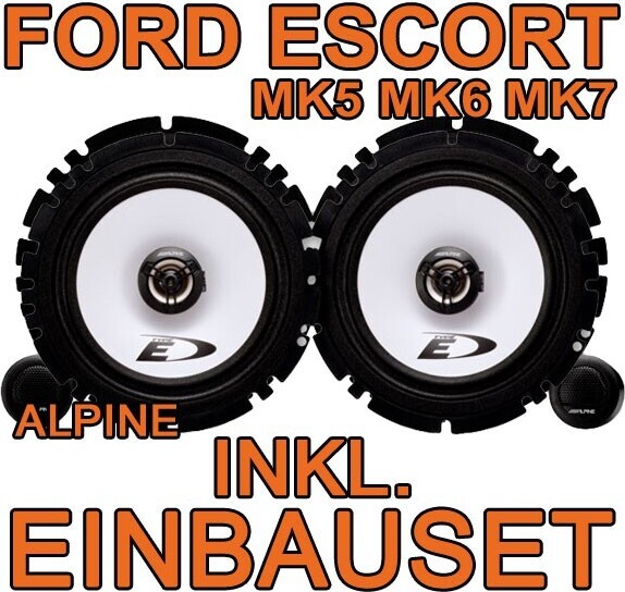Lautsprecher - Alpine SXE-1350S - 13cm Komposystem für Ford Escort- JUST SOUND best choice for caraudio foes-alp1350s
