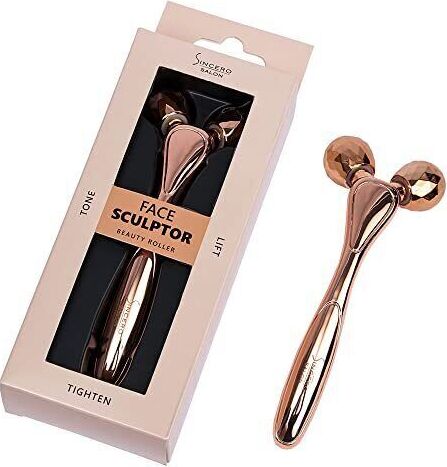 Sincero Salon - 3D Gesicht Massagegerät - Anti-Falten Gesichtsmassagegerät - Sofortiges Gesichtslifting - Gegen- 3D Face Massage Roller - 3D Gesichtsroller
