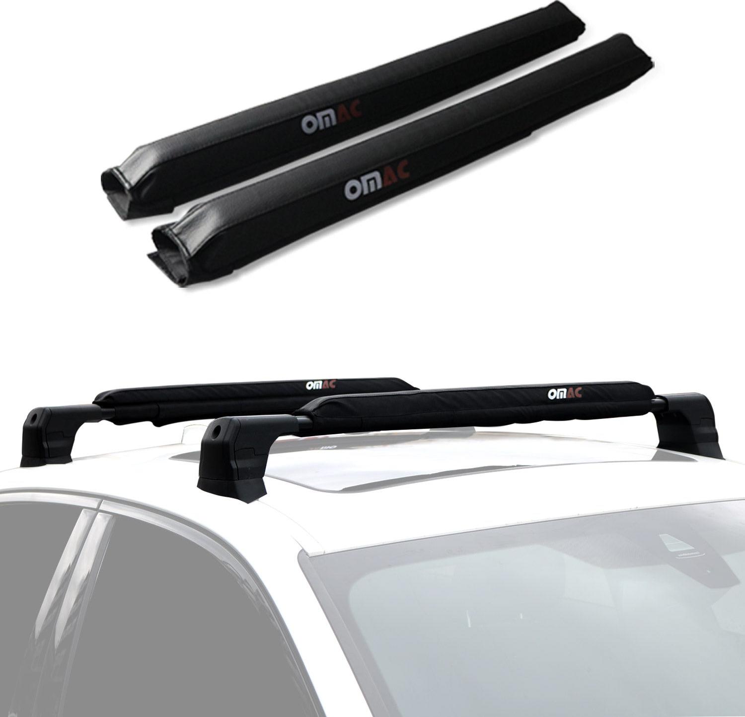 OMAC Dachträgerauflagen Surfbretträger Windsurf Pad Dachträger Kanu Kajak 48cm 2x SET