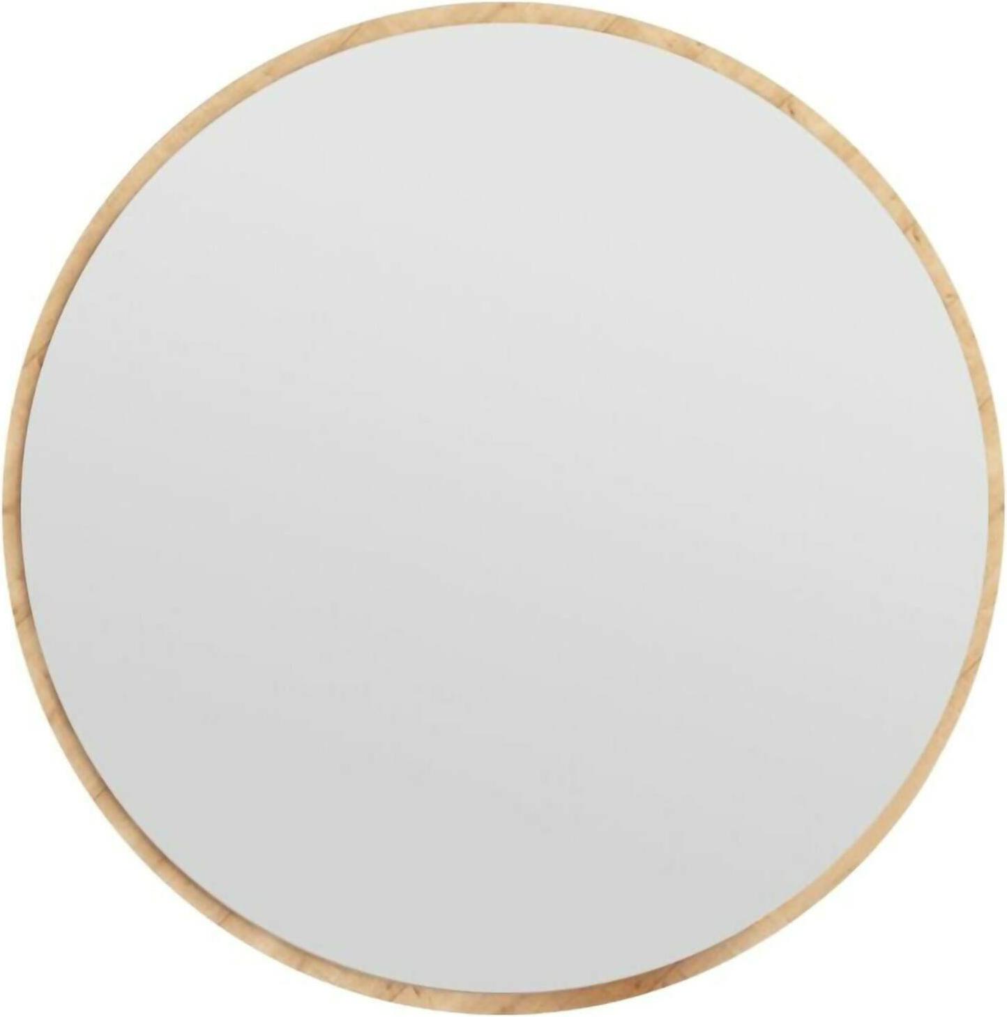 Dmora Spiegel Euterpe 60x60h cm Braun Strukturglas