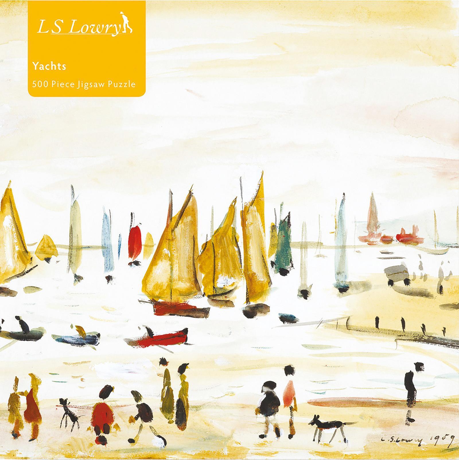 Sonstige Verlage Adult Jigsaw Puzzle L.S. Lowry: Yachts (500 Pieces)