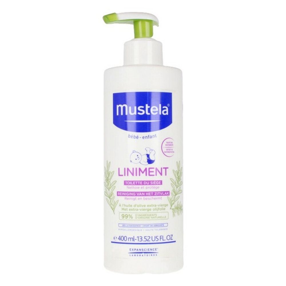 Mustela BÉBÉ LINIMENT toilette du siège 400 ml P307956