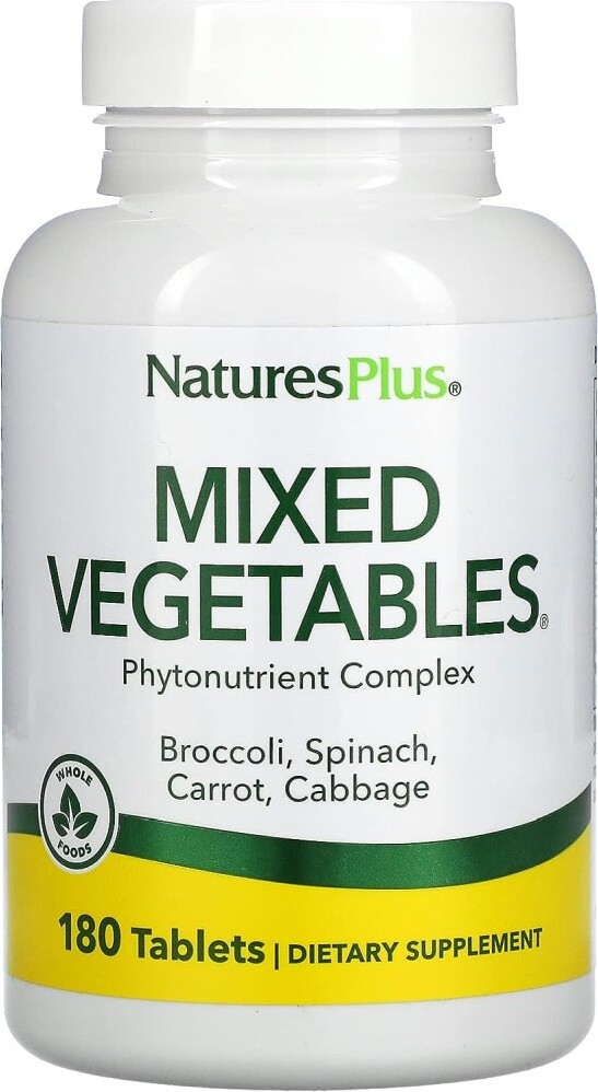 Natures Plus Mixed Vegetables - 180 Tabletten 3778