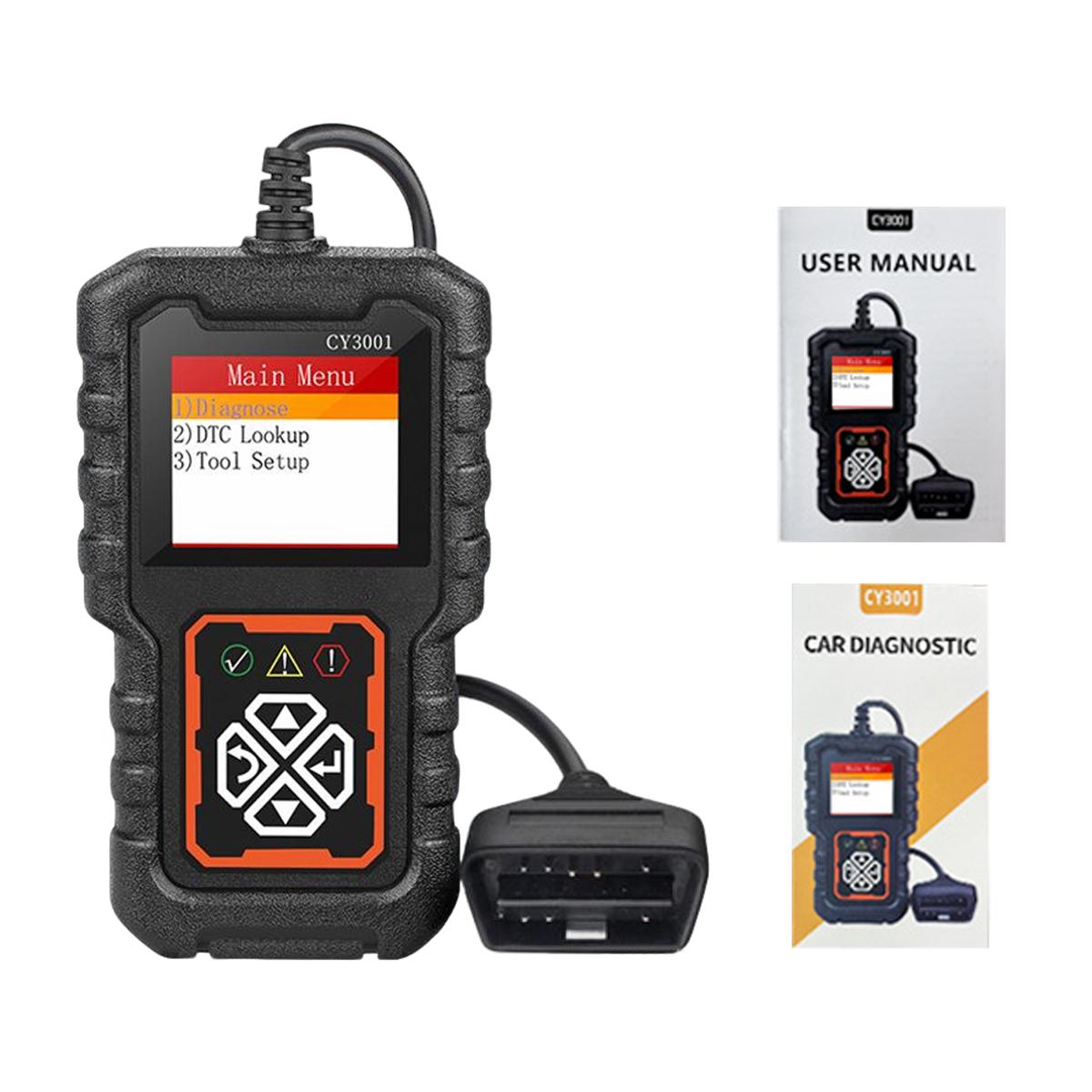 Novzep OBD2 Diagnosegerät Auto Fehlercode Leser ELM327, LED Farbdisplay, Mehrsprachig, Echtzeitdaten, Batterietest Car Code Reader,Fehlercode Reader KAUF-ALRI-AM1206-016