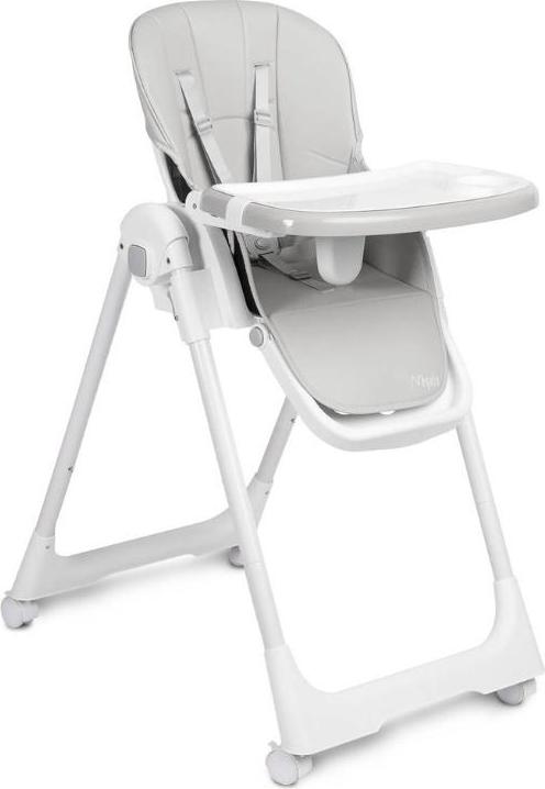 TOYZ Megalo Hochstuhl Baby Liegefunktion Baby Hochstuhl Klappbar Hellgrau TERO-7711