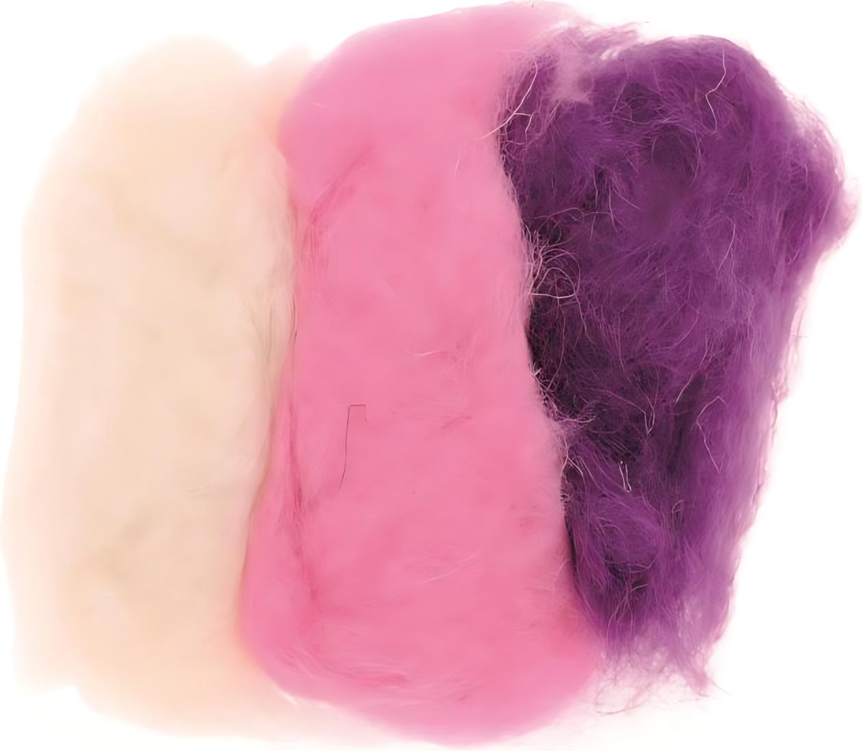 Glorex Schafwolle rosa lila mix 3 x 10 g 0 2553 103