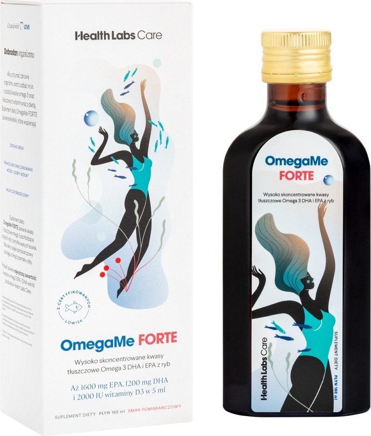 HealthLabs OmegaMe Forte w płynie, 160 ml