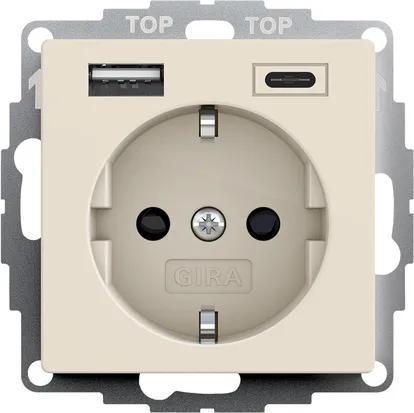 GIRA 245901 SCHUKO SH USB-Spannungsvers