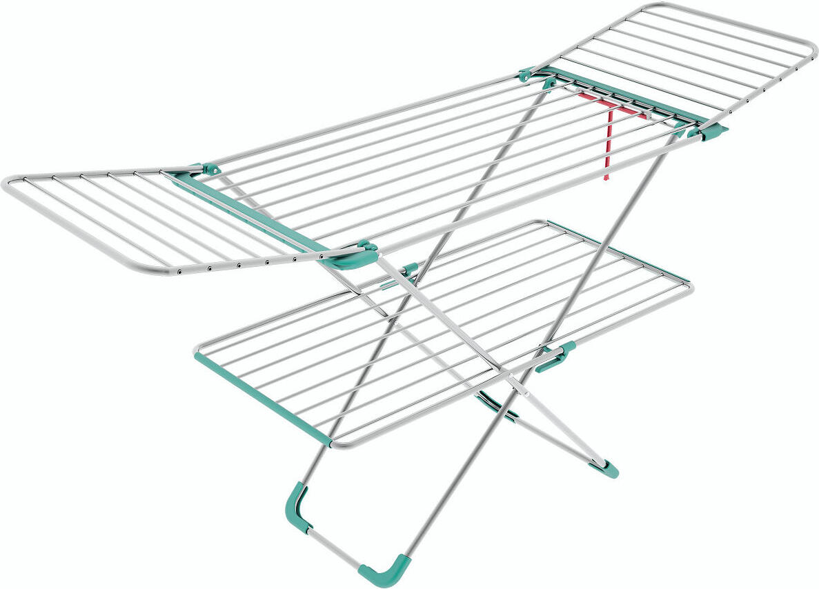 Colombo New Scal Double, Wäscheständerflügel, Aluminium, Aluminium, Türkis, 30 m, 2,3 kg, 55,5 cm ST797