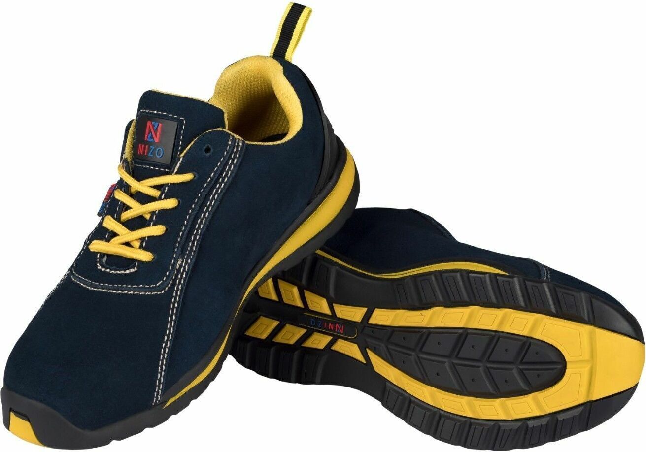 K & G Nizo 120 Gr. 43 Sicherheitsschuhe Gartenschuhe S1 SRC Arbeitsschuhe Schuhe mit Stahlkappe Damenschuhe Herrenschuhe Halbschuhe Unisex