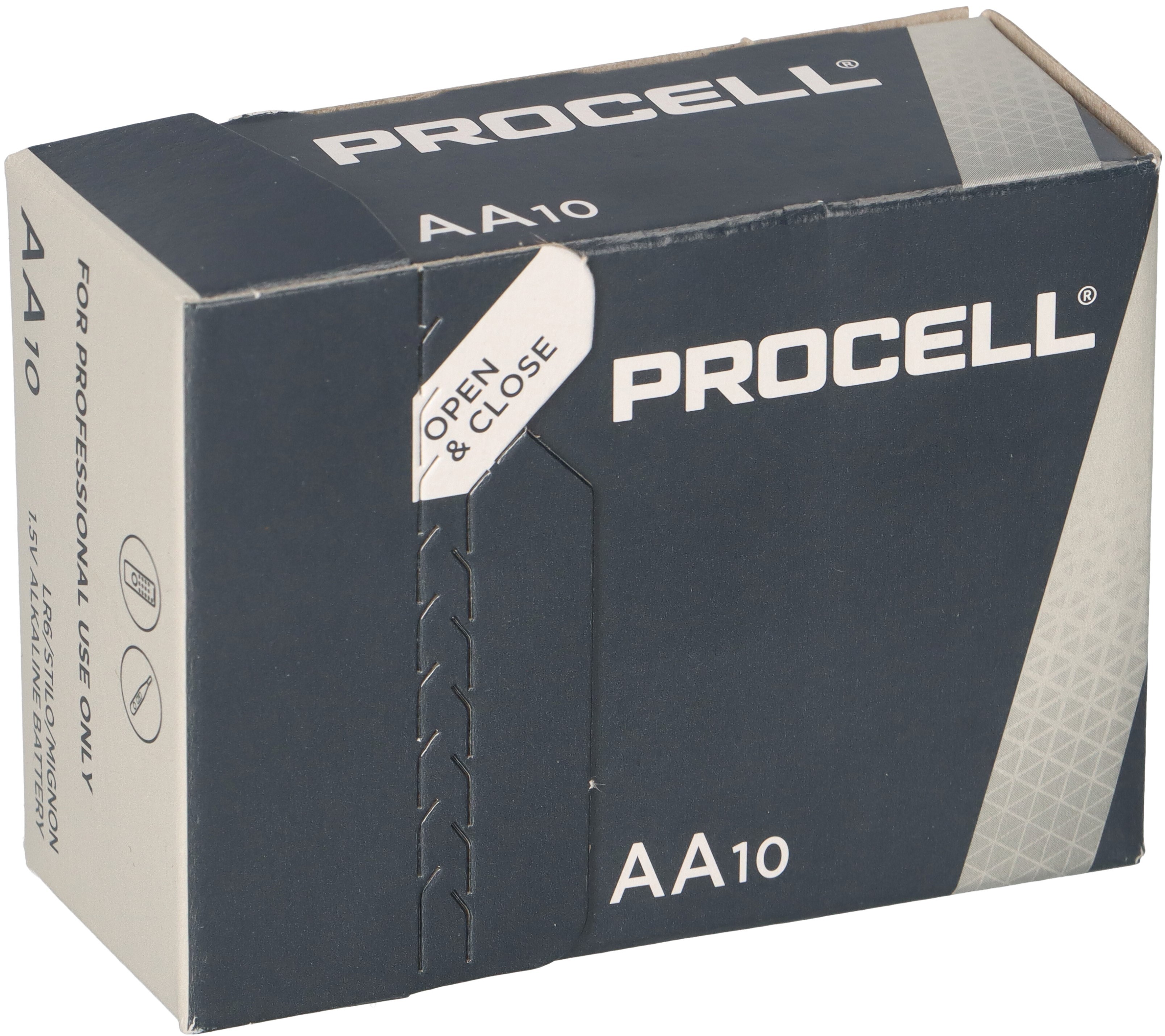 10x Duracell Procell MN1500 Mignon AA LR6 Batterie 4170