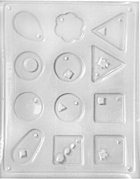 SELVA Schmuckformen für Feinbeton 12 Stück