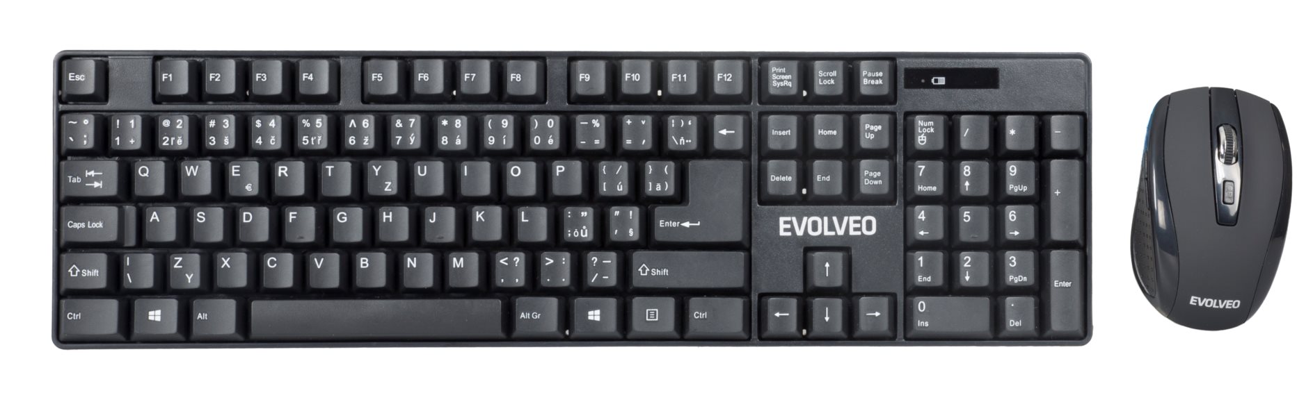 Evolveo ENTWICKLUNG WK-142, Set kabellos. Tastatur a Mäuse