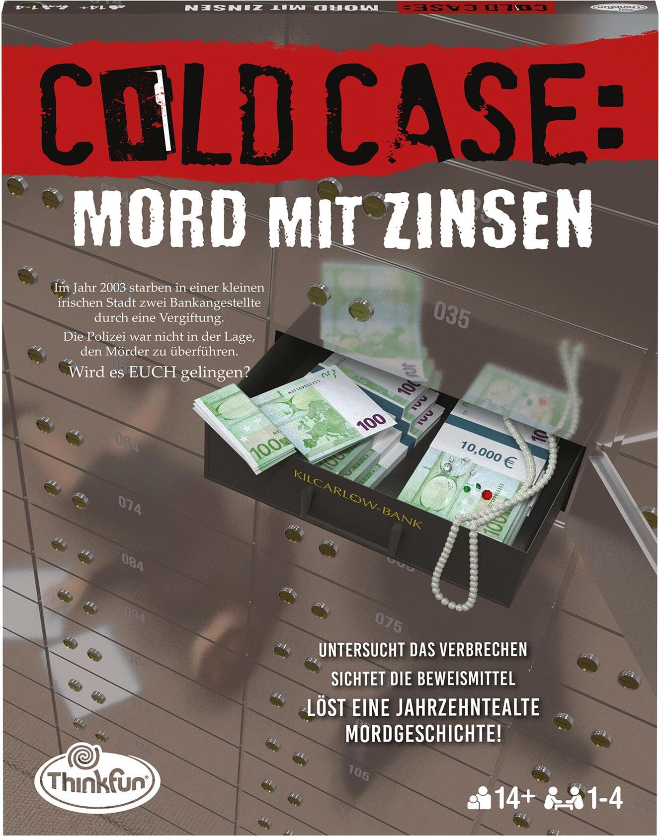 Ravensburger Spielverlag 76486 Cold Case: Mord mit Zinsen Rätselspiel
