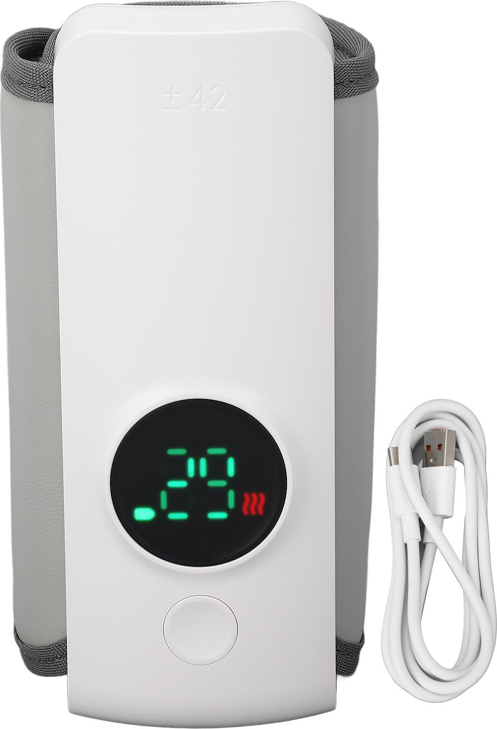 Lixada Tragbarer Flaschenwärmer für Reisen Kabellose tragbare Säuglingsmilchwärmer Hülse konstante Temperatur 6000mah batteriebetriebener elektrischer Stromspeicher K_2613240149111_250709_52131