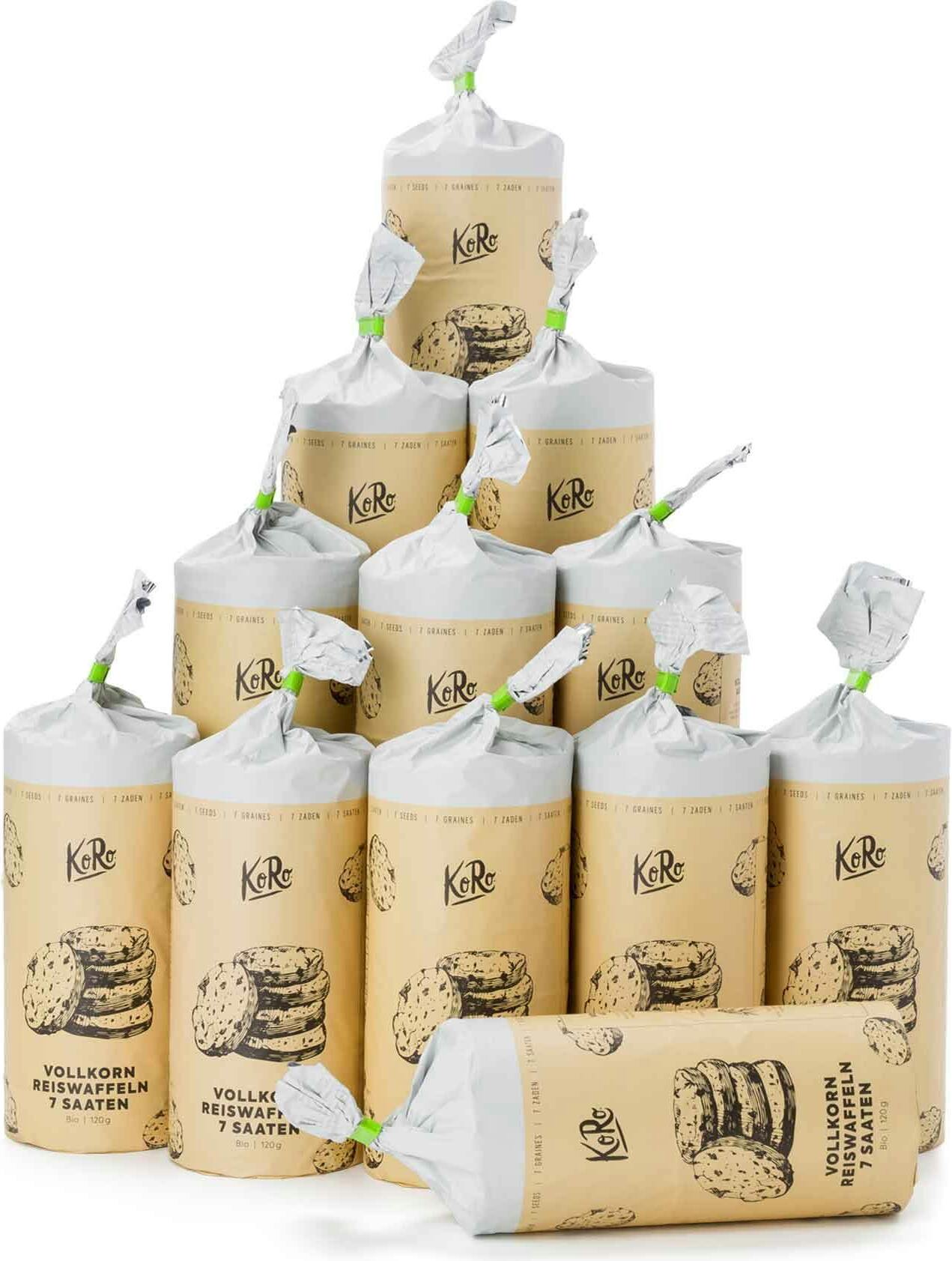 KoRo | Vollkornreiswaffeln mit 7 Saaten 12 x 120 g REISW_005_T12