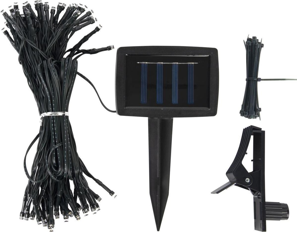 Saska Garden Solar-Gartenschirmleuchte 5m 72led