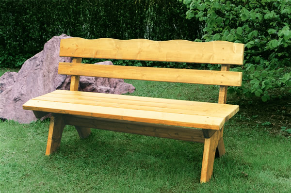 TPFGarden Gartenbank Holzbank BRISTAL 162cm 3-Sitzer aus Eukalyptus Massiv