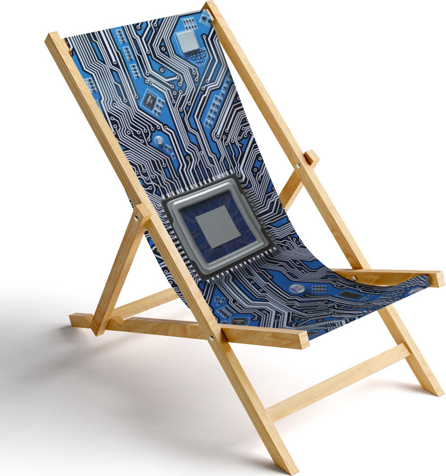 Displayhersteller Liegestuhl Schaltkreis blau 13-1140-schaltkreis-blau-p