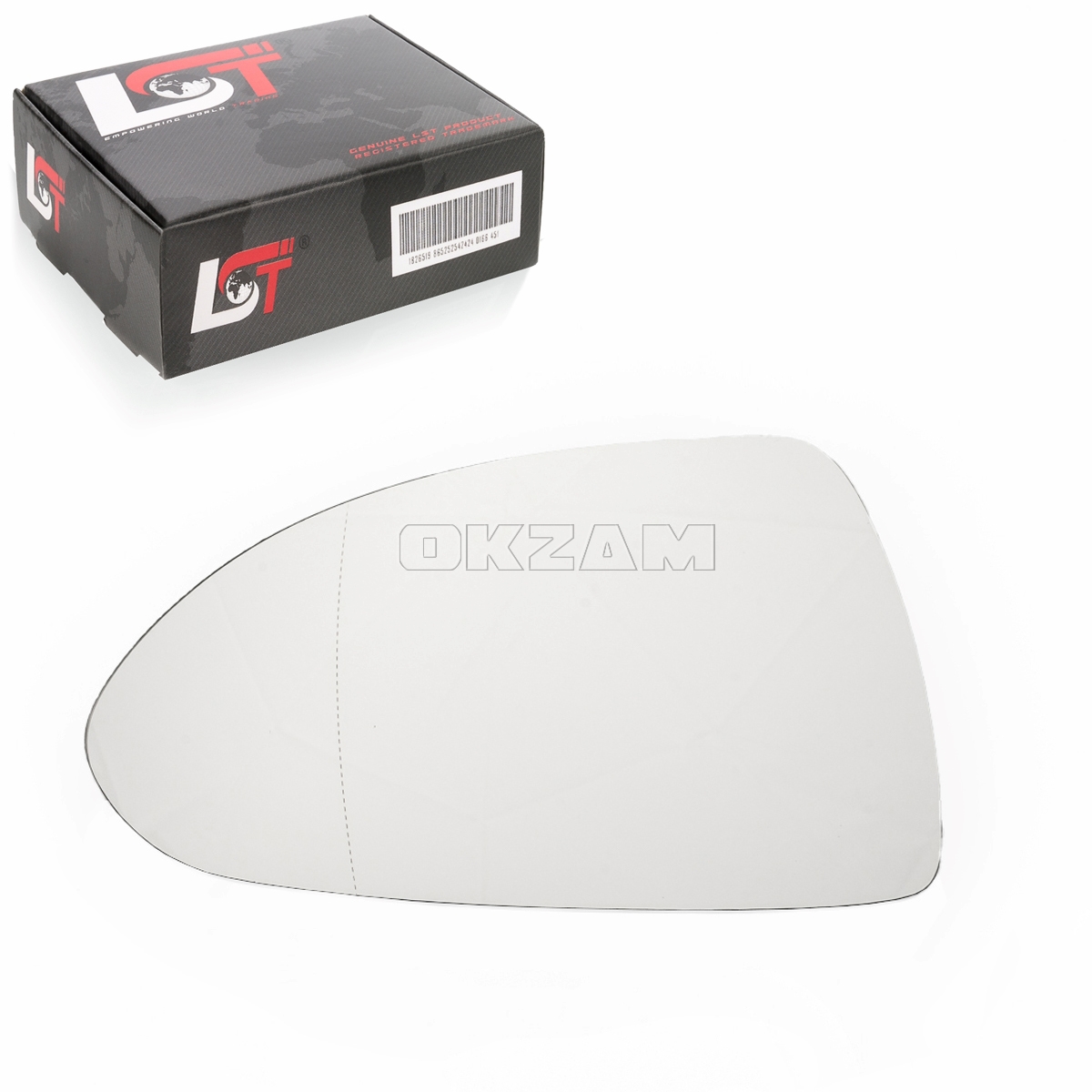 LST Außenspiegel Set Zum Kleben - Asphärisch & Konvex Für Bessere Sicht