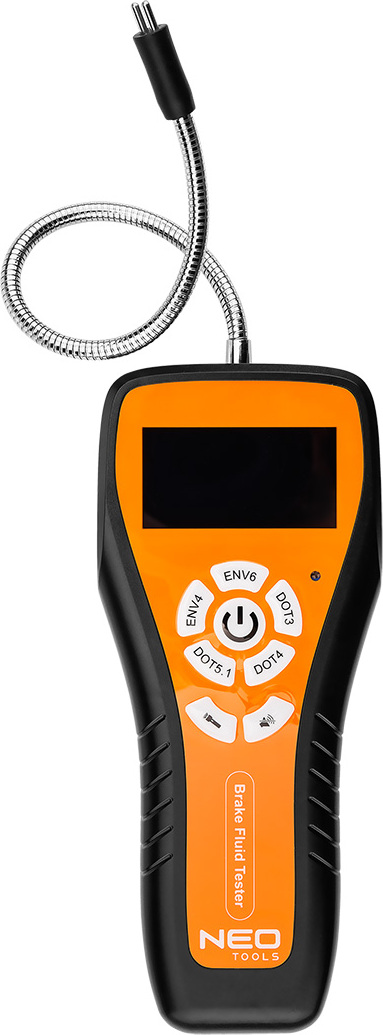 NEO TOOLS Elektronischer Bremsflüssigkeitstester - Farb-LCD, Wassergehaltsmessung DOT3 DOT4 DOT5.1 EVN4 EVN6