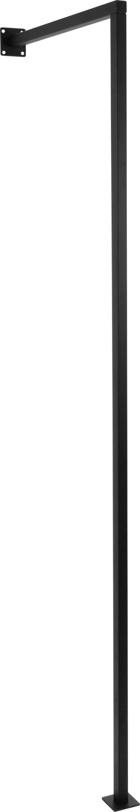 Set 4 ganci appendiabiti da parete colore nero HOOK by Qualy│Balena design