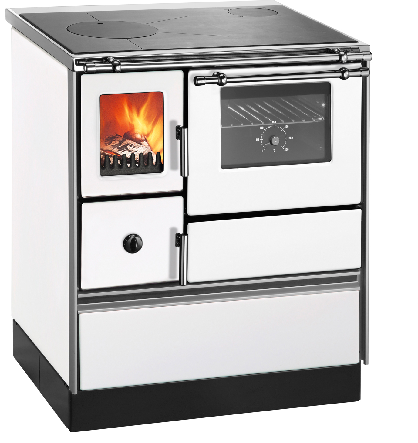 Küchenherd Westminster Wamsler K176 F/A 70cm weiß Stahl Ans. rechts 037468