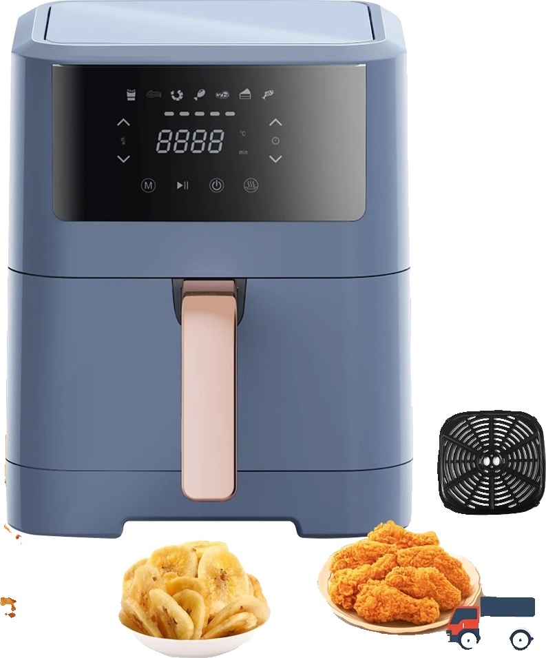 Elektrická teplovzdušná fritéza, objem 6 l/9 l, výkon 1500 W/2400 W, B, EÚ