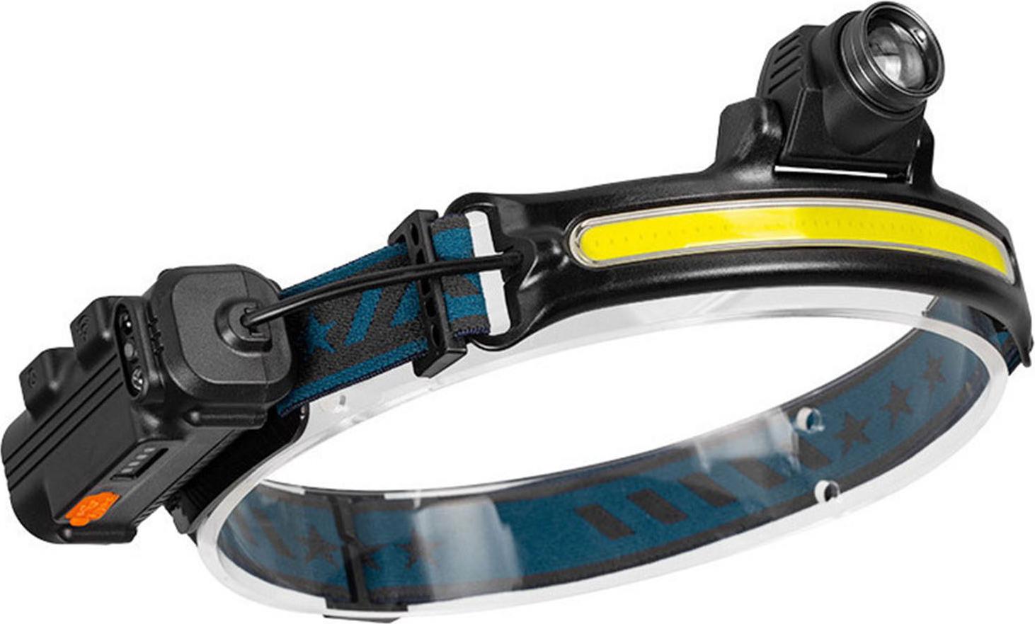 LED čelovka 90��Wide Angle 2000mAh Nočná čelovka COB a XPG 6 svetelných režimov Snímač pohybu Čelovka dobíjateľná Vodotesná čelovka Ľahké svetlo na kempovanie Beh Oprava