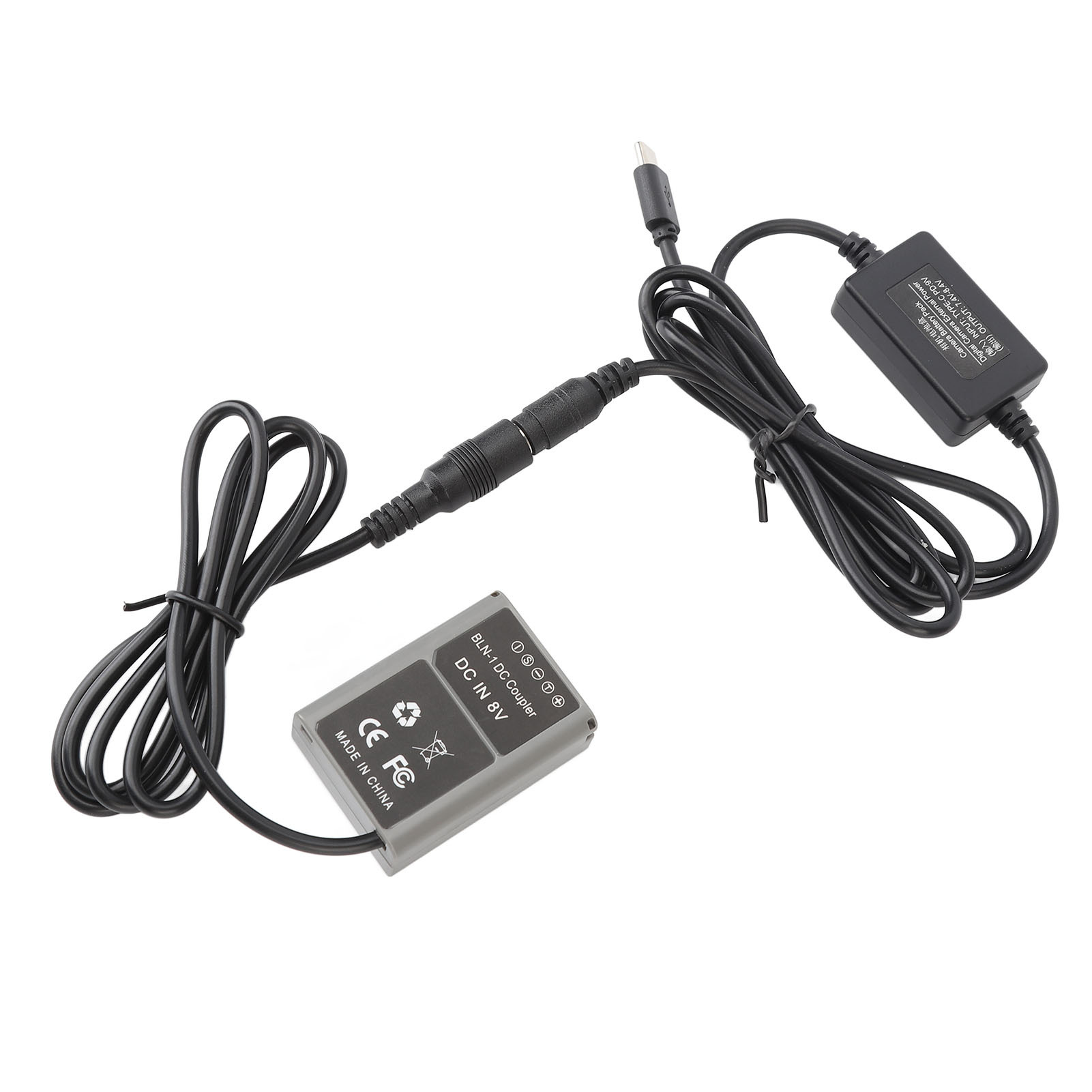 Cocosity BLN 1 Batterie-Attrappe,BLN1 Batterie-Attrappe,BLN 1 Batterie-Attrappe DC-Koppler USB-Kabel,BLN 1 DC-Koppler Batterie-Attrappe,Digitalkamera-Attrappe,Kamera-Attrappe